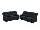 Black / 2 Pc. Sofa, Loveseat