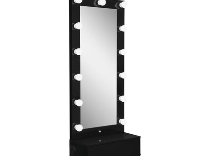 Elisa - Narrow Tall Mirror With Speaker And Drawer
