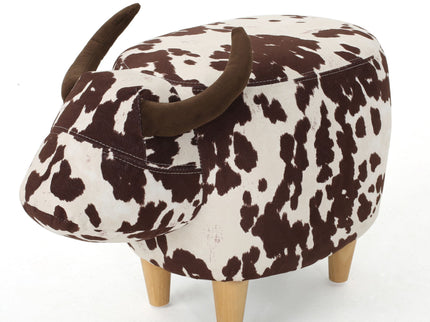 Cow Shaped Ottoman Footstool