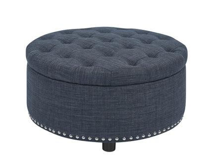 Tufted Storage Ottoman With Upholstery