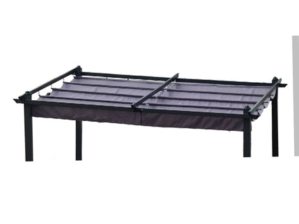 Replacement Canopy Top Cover Fabric For Outdoor Patio Retractable Pergola Sun-Shelter Canopy