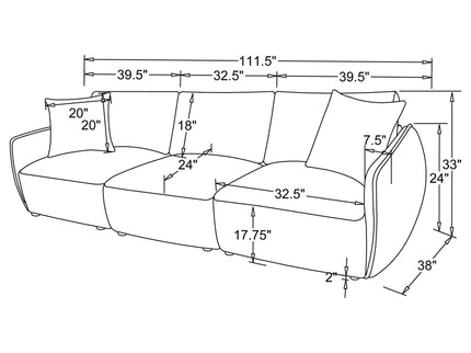 Logan - Modular Sofa With Slim Arms