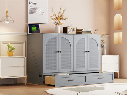 Murphy Bed With Large Drawers