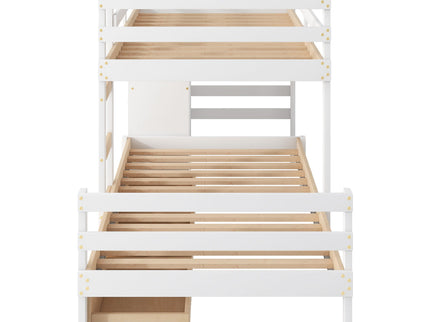 Loft Bunk Bed With Drawers And Ladder