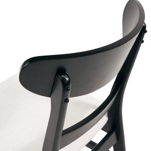 Modern Dining Chairs With Cushioned Seat (Set of 2)