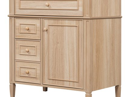 Bathroom Vanity With Sink, Flip Out Drawer, 2 Soft Close Drawers, 1 Soft Close Door - Wood