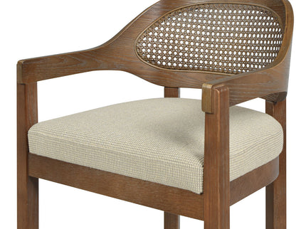 Americana - Mid-Century Modern Cane Back Counter Stool