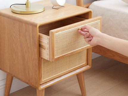 Bedside Cabinet, Modern Simple Nightstands European Beech