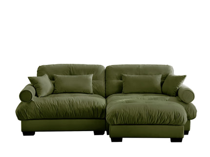 Super Comfort Oversized Modular Sectional Sofa With Movable Ottoman