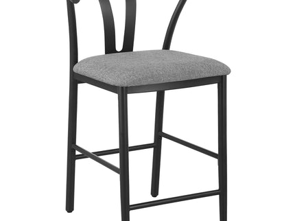 Tazman - Counter Height Dining Side Chair (Set of 2) - Gray