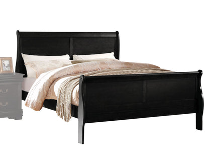 Louis Philippe - Sleigh Style Bed