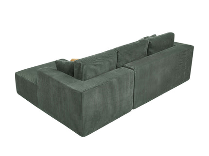 L - Shape Full Compressed Upholstered Sectional