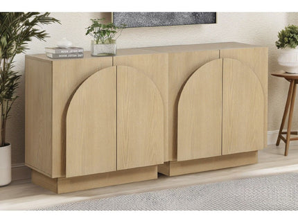 Modern Sideboard Buffet With Arched Cabinet Doors