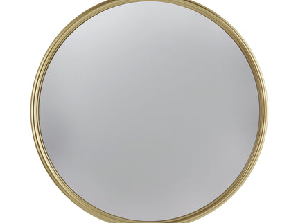 Round Mirror, Circle Mirror With Iron Frame For Living Room Bedroom Vanity Entryway Hallway
