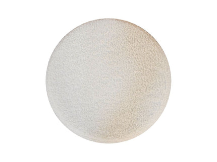 Petite Footstool - Cream / Brown