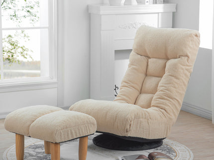 Adjustable Japanese Reclining Floor Chair Sofa With Metal Frame For Living Room