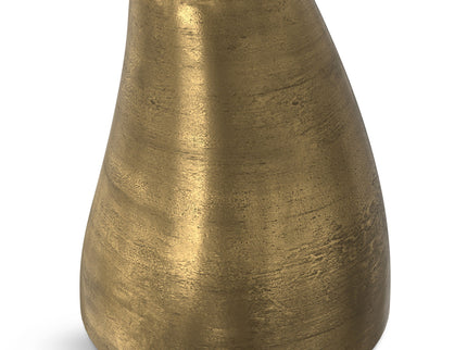 Cavan - Cast Aluminum Side Table - Antique Brass