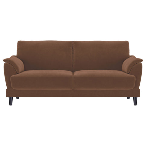 Dania - Sofa With Tufted Arms - Rust