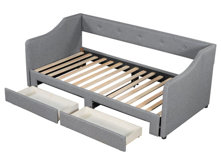 Upholstered Daybed With 2 Drawers