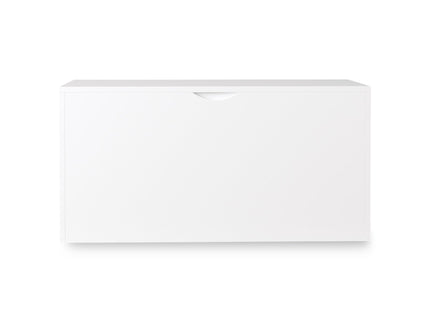 Toy Storage Organizer With Rolling Drawer, Chest With Wheels, Large Pull Out Bin For Nursery - White