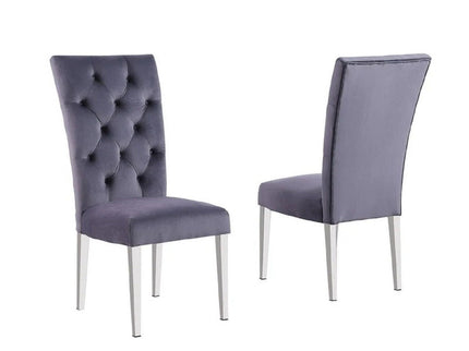 Modern Upholstered Tufted Dining Chair (Set of 2)