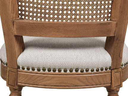 Triomphe - Rattan Wicker High Back Armless Counter Bar Stool