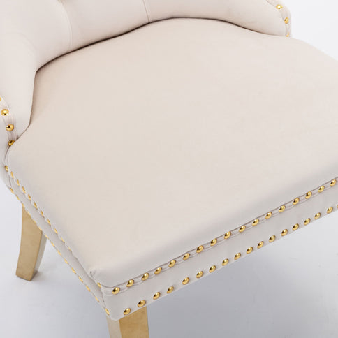 Nikki - Modern, High-End Tufted Dining Chair (Set of 2)