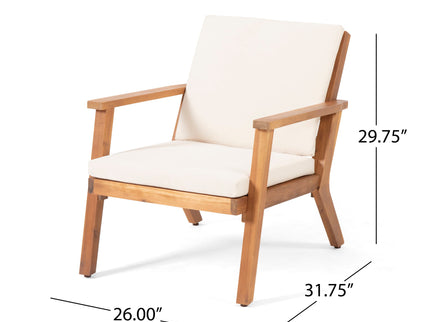 Outdoor Club Chair With Cushion