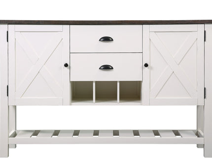 2 Drawer Server - Brown