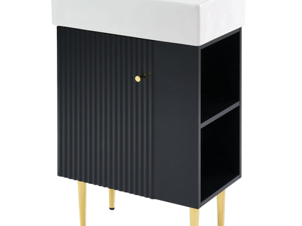 Bathroom Vanity, Combo Cabinet, Bathroom Storage Cabinet, Single Ceramic Sink