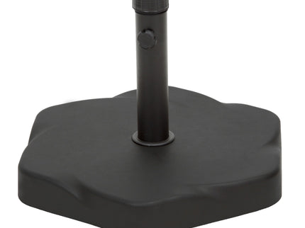 Umbrella Base With Hexagonal Shape - Black