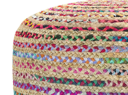 Margo - Large Round Pouf - Multicolor