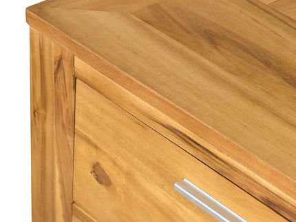 6 Drawer Dresser - Natural Wood / Brown