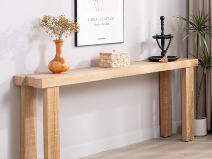 Console Table, Entryway Table With Design, Long Narrow Sofa Table For Living Room - Multi