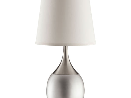Droplet Empire - Shade Urn Table Lamp (Set of 2) - Silver
