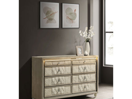 Mika - 8 Drawer LED Dresser