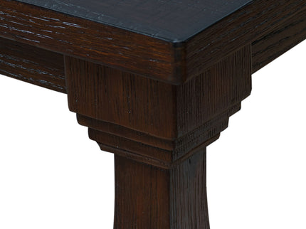Rectangular Coffee Table With Open Storage Shelf For Living Room - Espresso
