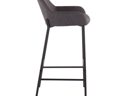 Daniella - Industrial Fixed Height Bar Stool (Set of 2)