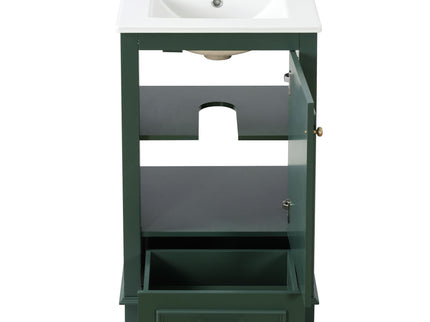 20" Bathroom Vanity With Sink, 1 Drawer, Freestanding Single Set