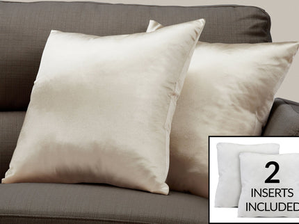 Pillows, Square, Insert Included, Decorative Throw, Hypoallergenic, Modern