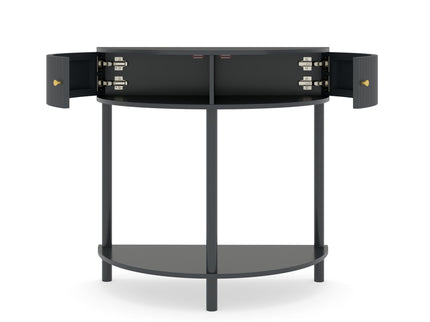 Demi Lune - Console Table With 2 Storage Drawers