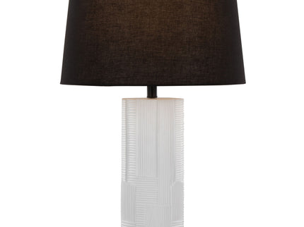 Petra - Contemporary Table Lamp (Set of 2) - Cream / Black