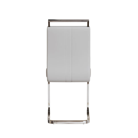 Modern Dining Chairs With Padded Seat, High Back