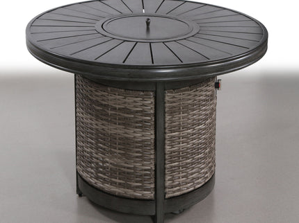 Propane Outdoor Fire Pit Table - Gray