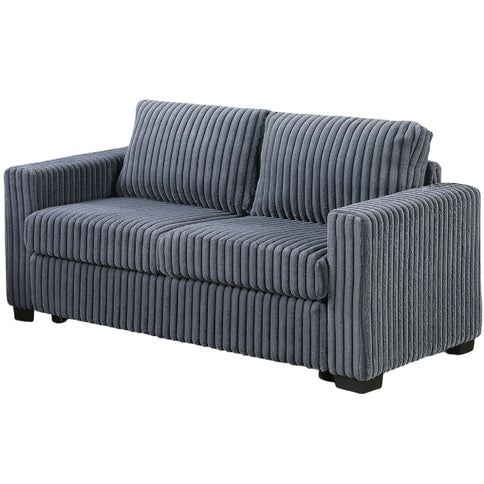 Modern Style 2 Piece Sofa Set With Cup Holders & Charging Port
