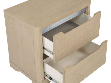 Mirador - 2 Drawer Nightstand Bedside Table - Natural