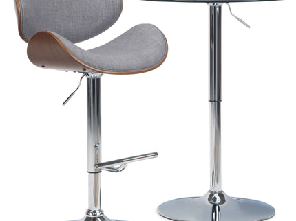 Marana - Multifunctional Handcrafted Bentwood Adjustable Swivel Bar Stool