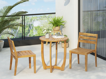 Outdoor 3 Pieces Dining Set - Teak