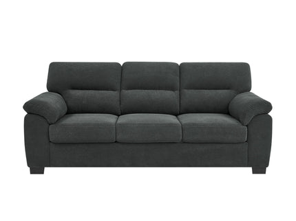 3 Seater Sofa With Padded Armrests And Triangular Leg