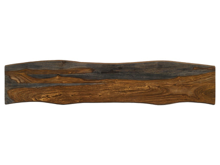 Neve - Sheesham Live Edge Dining Bench With Hairpin Legs - Gray